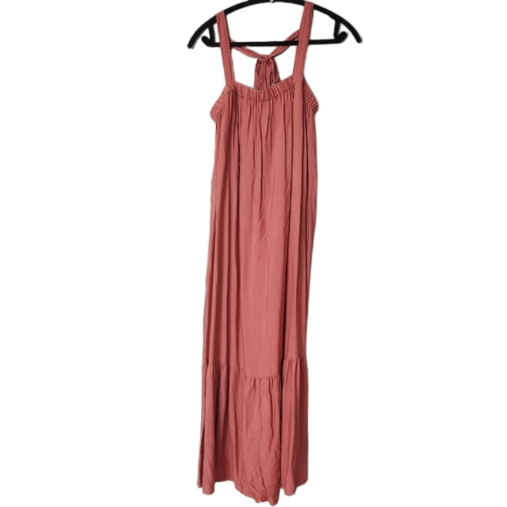 3/$25 Old Navy Sleeveless Tie-Back Cutout Maxi Swing Dress for Women Size Small
